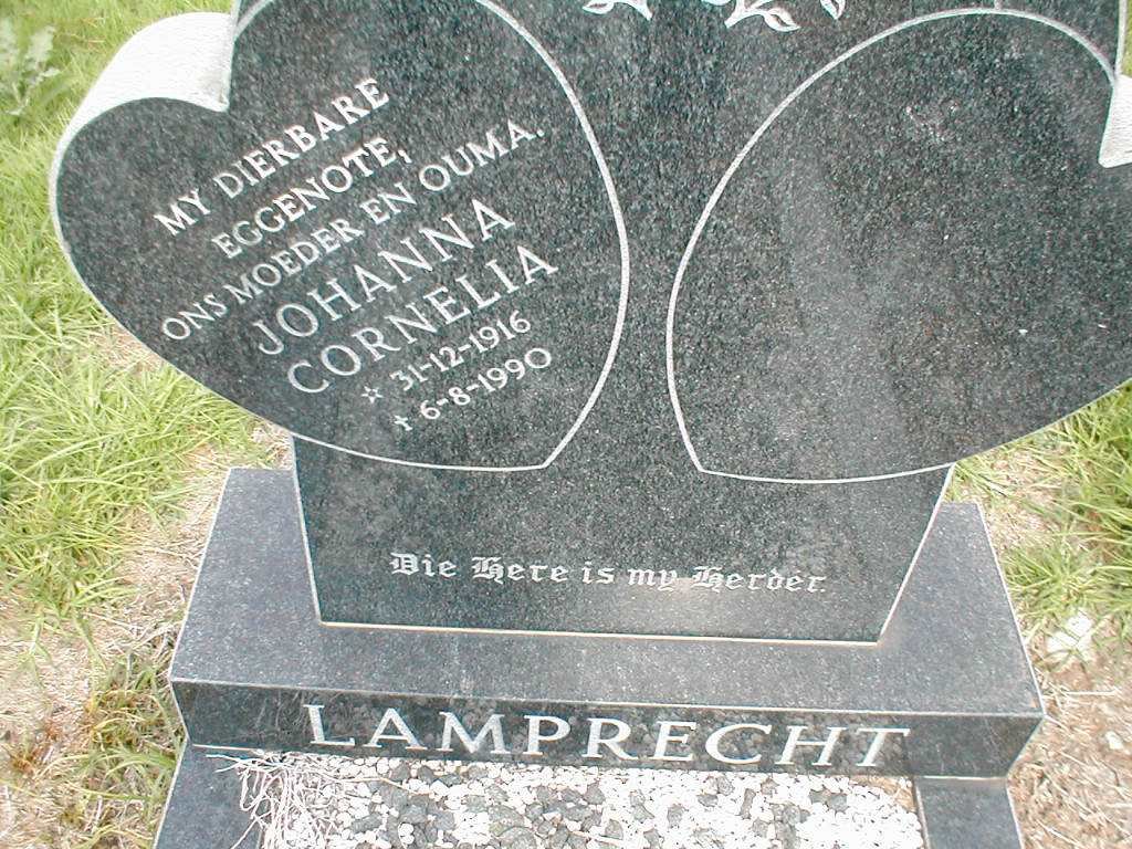 LAMPRECHT Johanna Cornelia 1916-1990