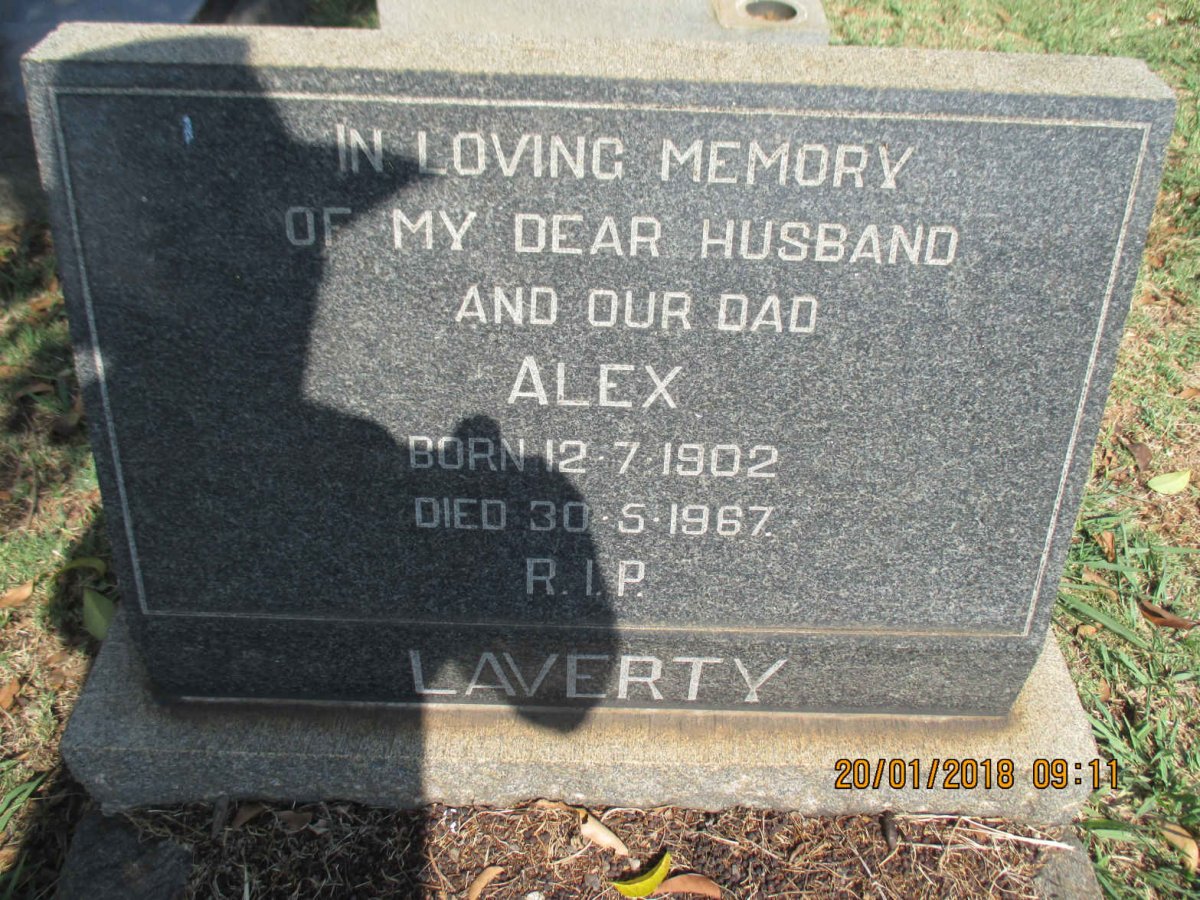 LAVERTY Alex 1902-1967