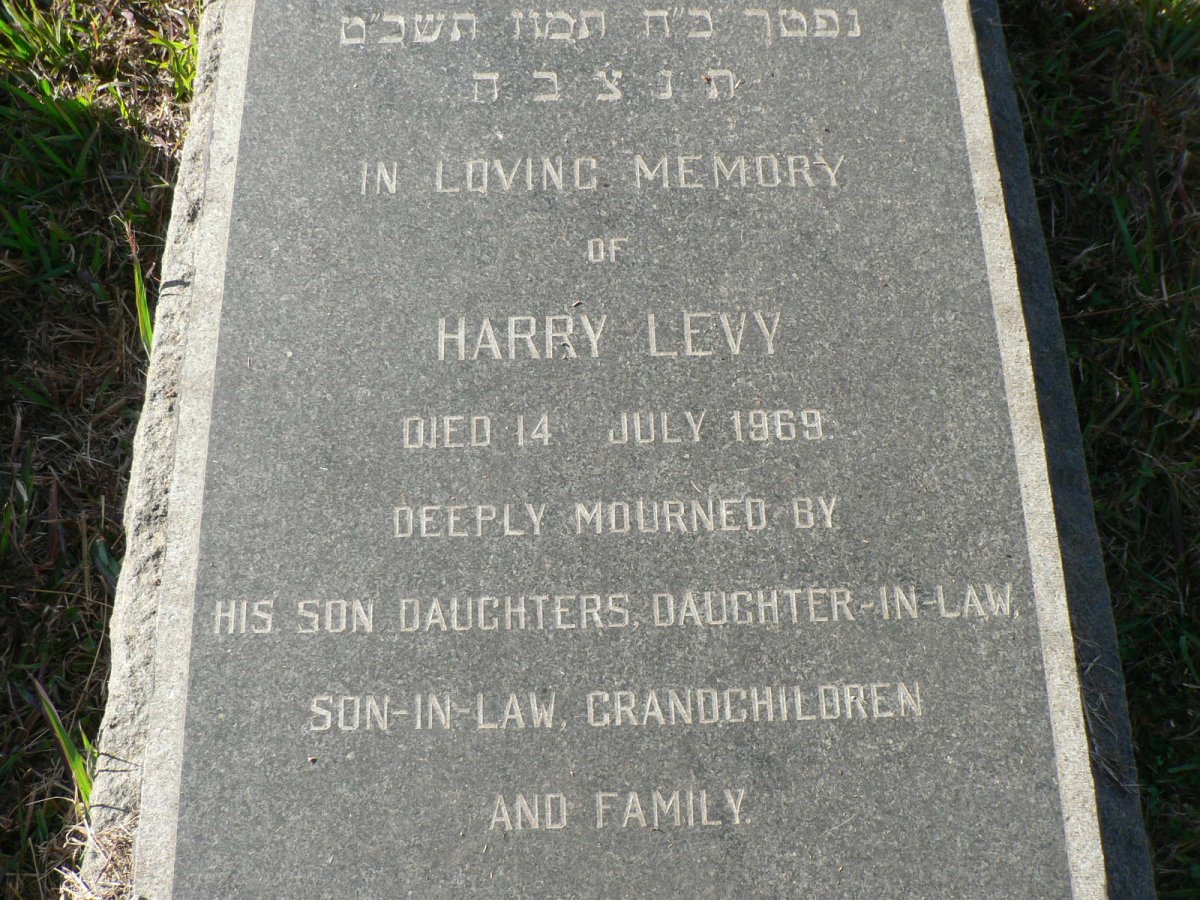 LEVY Harry -1969