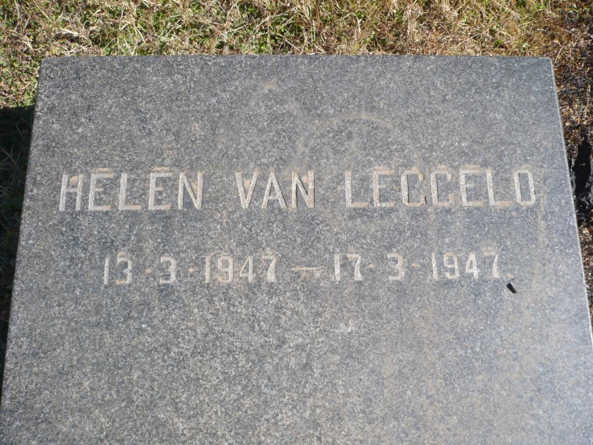LEGGELO Helen, van 1947-1947