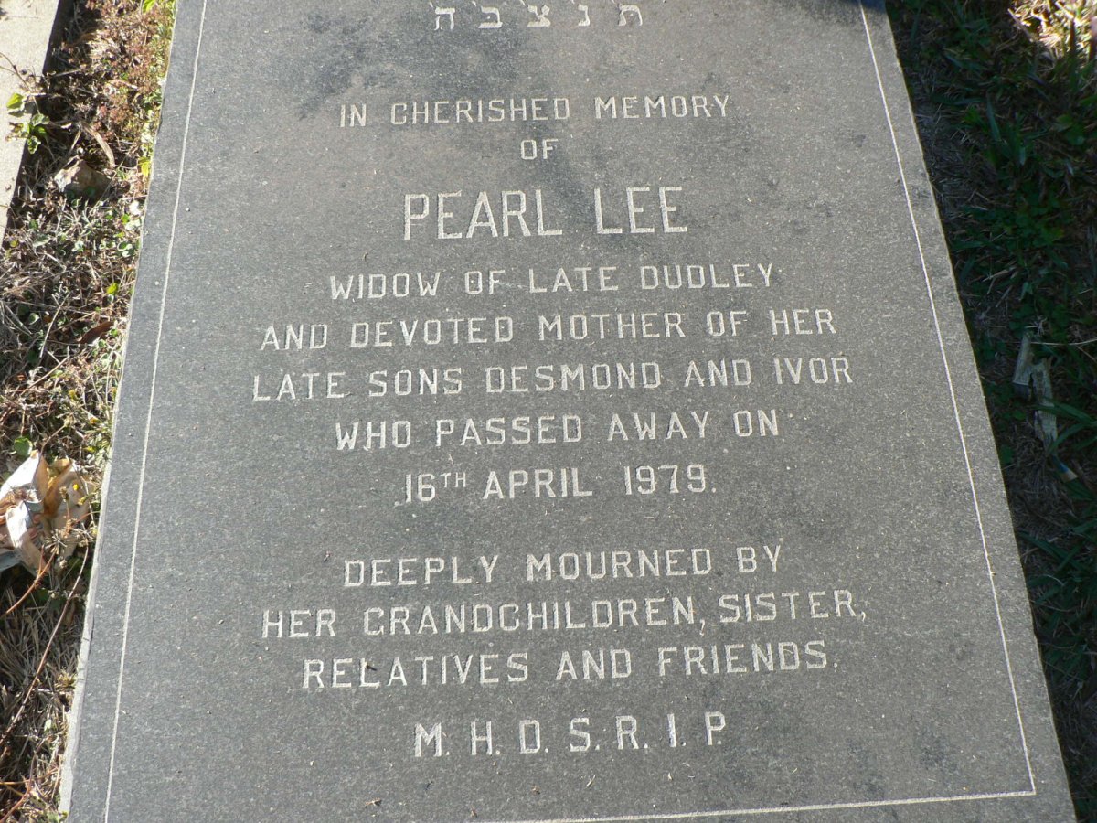 LEE Pearl -1979