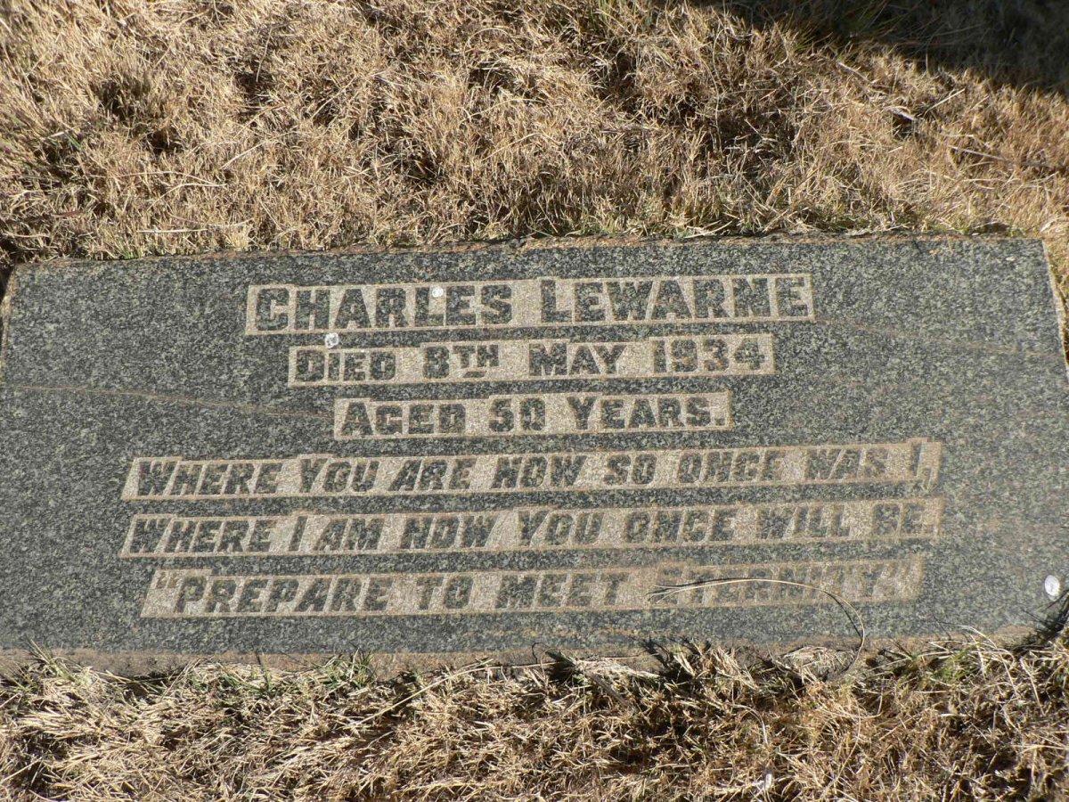 LEWARNE Charles -1934