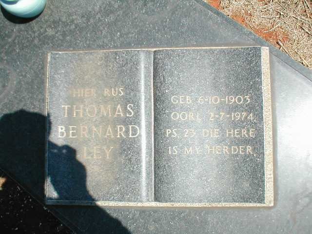 LEY Thomas Bernard 1903-1974