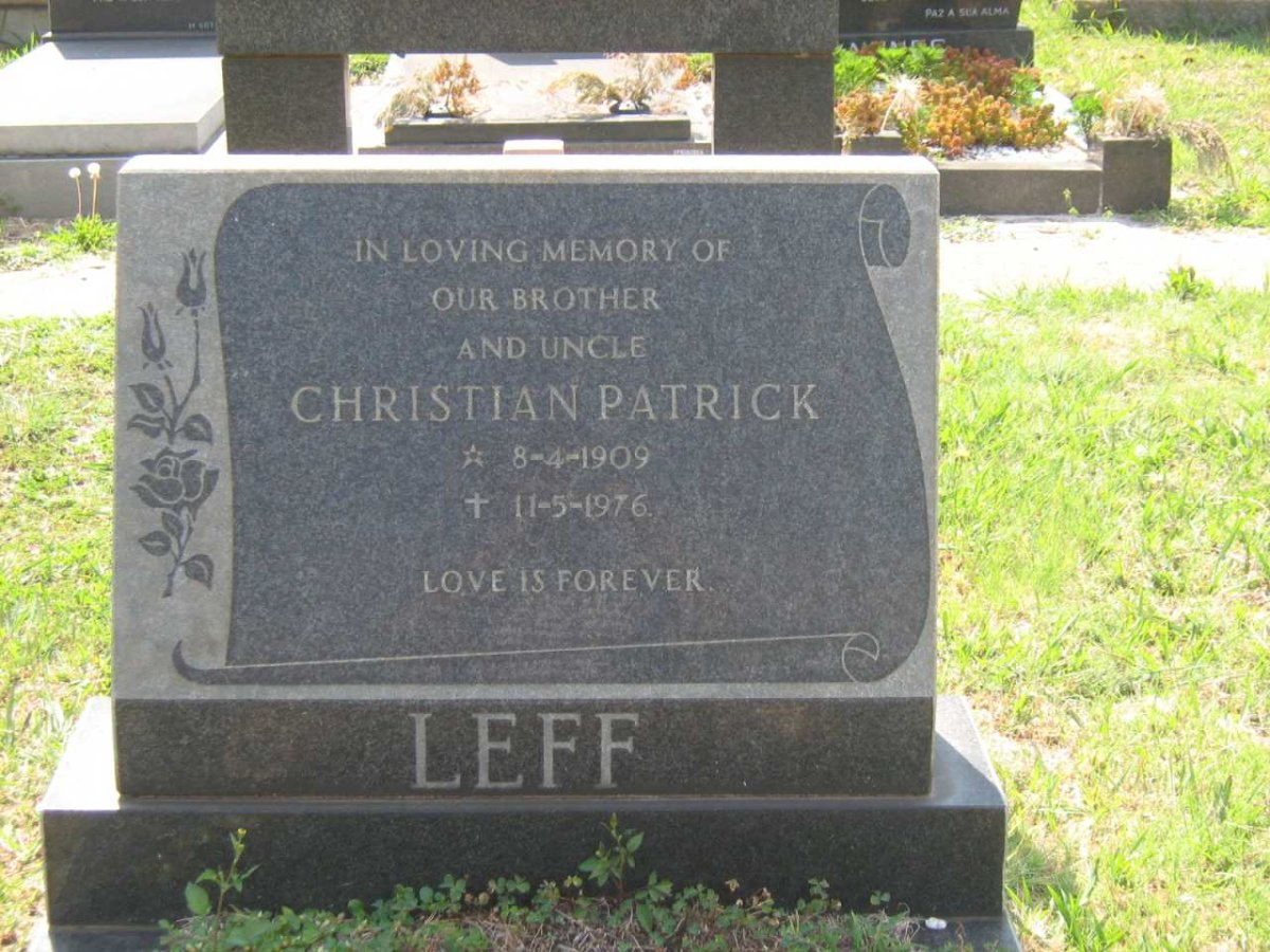 LEFF Christian Patrick 1909-1976
