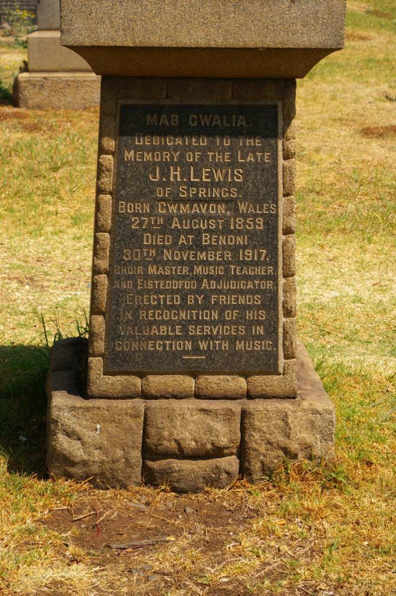 LEWIS J.H. 1859-1917