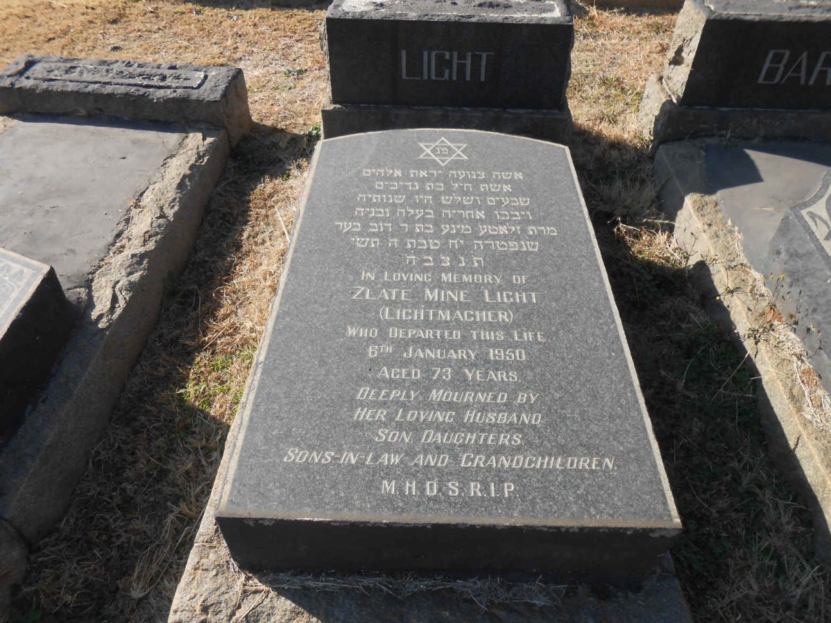 LIGHT Zlate Mine nee LICHTMACHER -1950