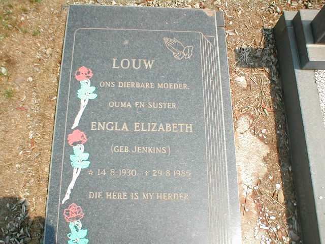 LOUW Engla Elizabeth nee JENKINS 1930-1985
