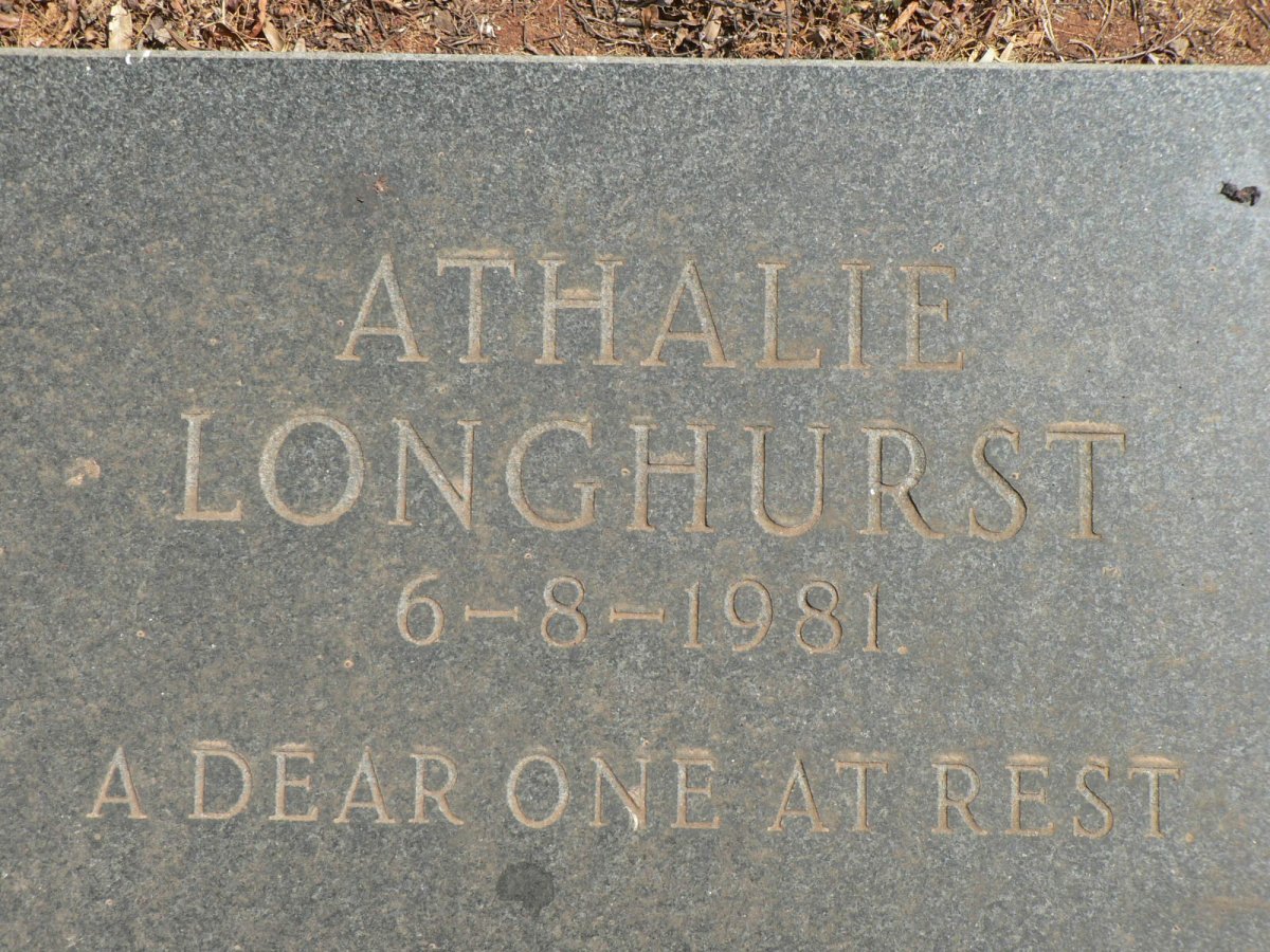 LONGHURST Athalie -1981