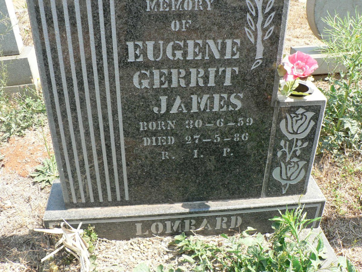 LOMBARD Eugene Gerrit James 1959-1986