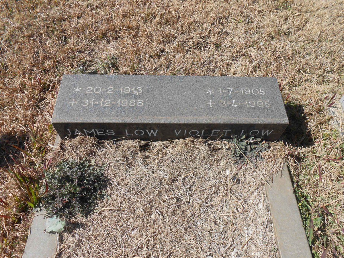 LOW James 1913-1986 &amp; Violet 1905-1995