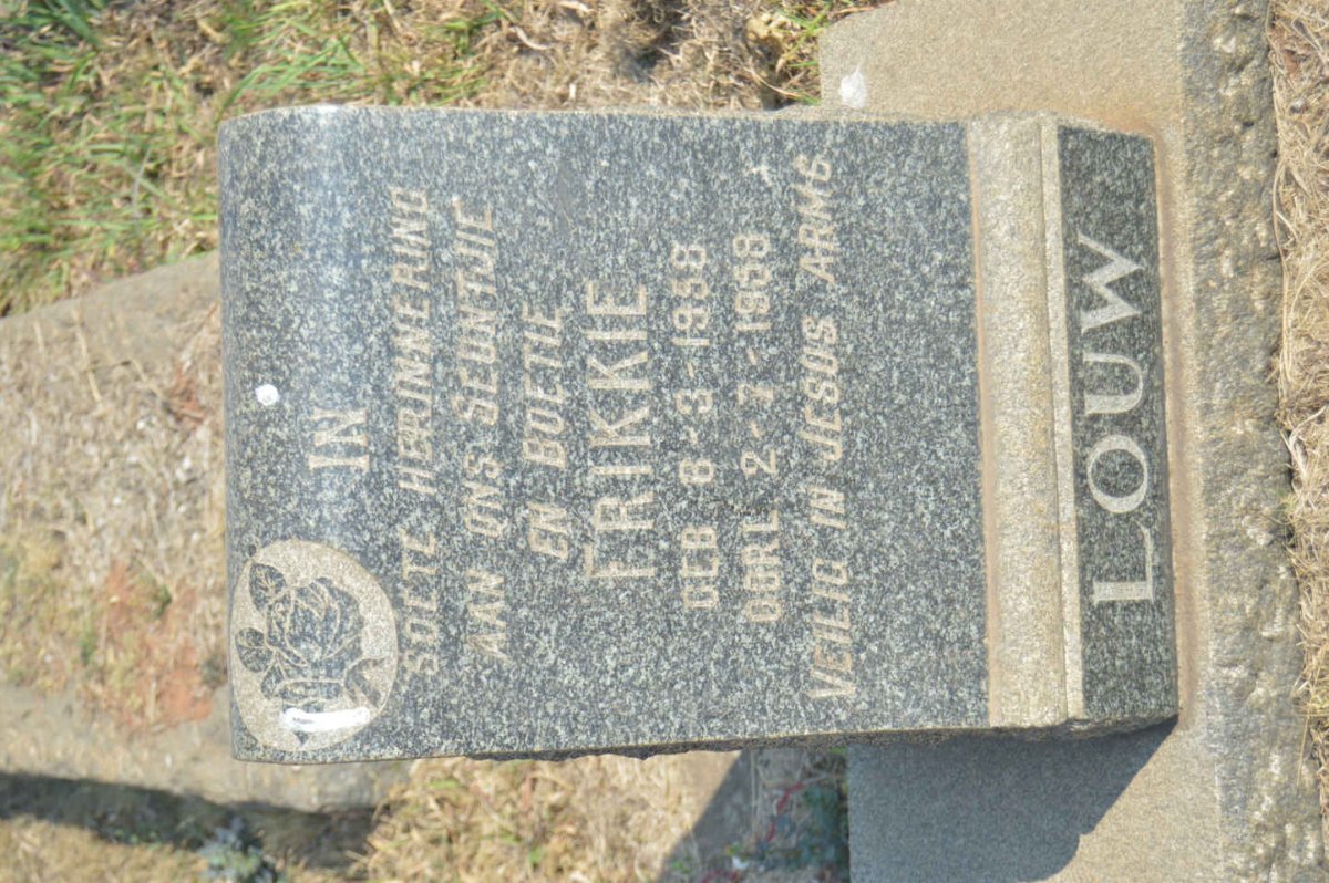 LOUW Frikkie 1958-1958