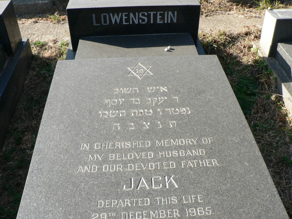 LOWENSTEIN Jack -1965