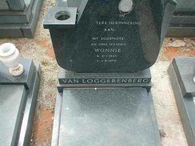 LOGGERENBERG Wonnie, van 1945-1979