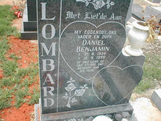 LOMBARD Daniel Benjamin 1934-1995