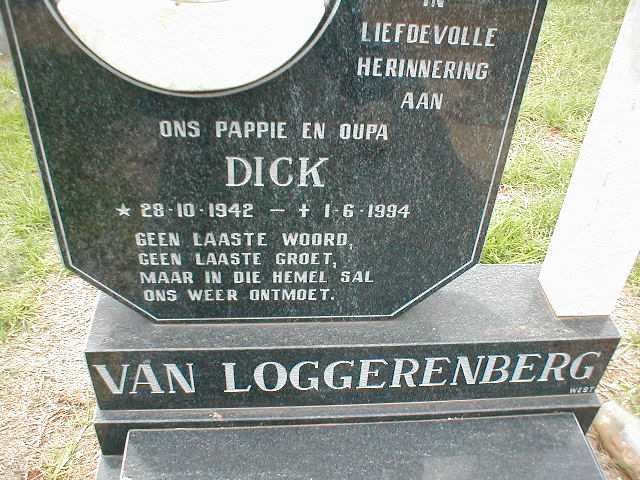 LOGGERENBERG Dick van, 1942-1994