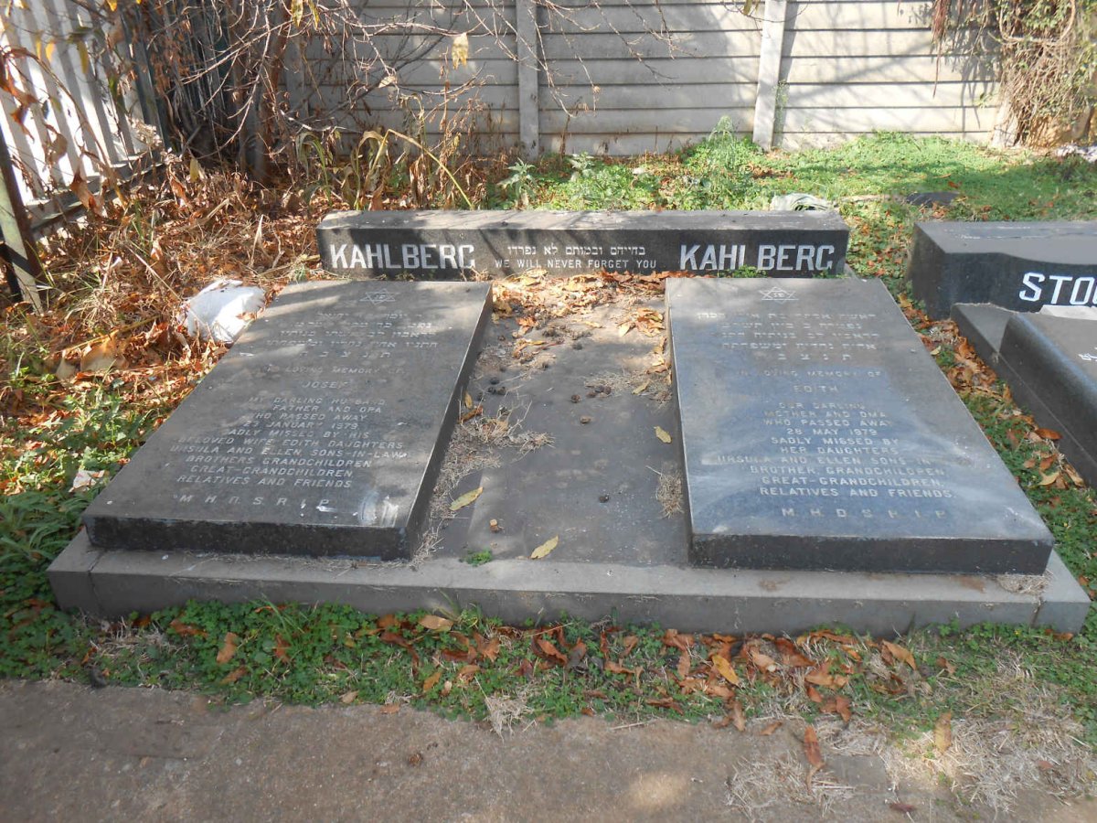 KAHLBERG Josef -1979 &amp; Edith -1979