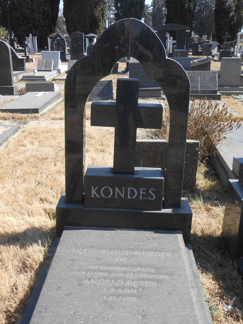 KONDES Angelo Peter 1933-1988