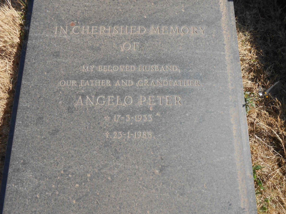 KONDES Angelo Peter 1933-1988