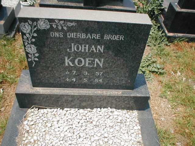 KOEN Johan 1957-1984