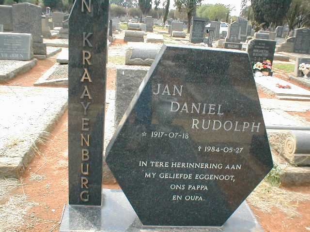 KRAAYENBURG Jan Daniel Rudolf, van 1917-1984