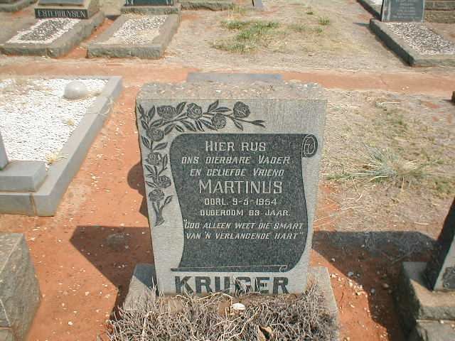 KRUGER Martinus -1954