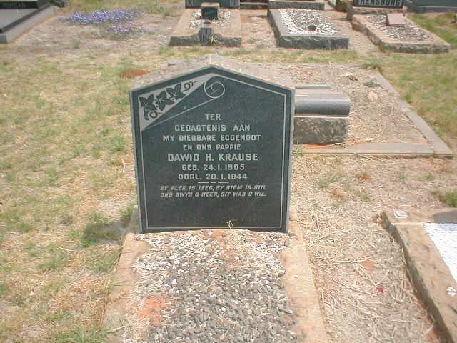 KRAUSE Dawid H. 1905-1944