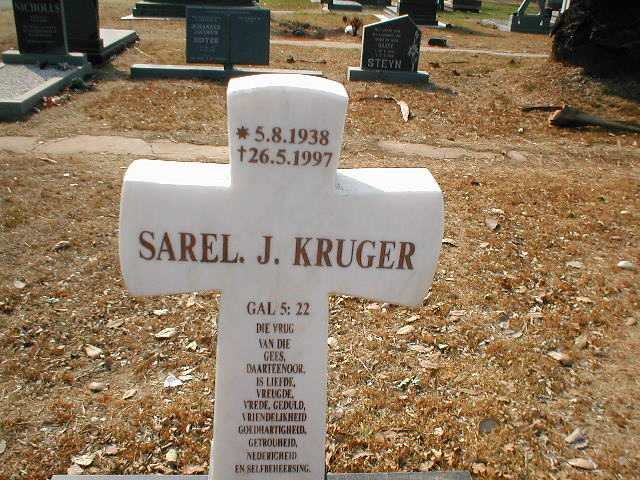 KRUGER Sarel J. 1938-1997