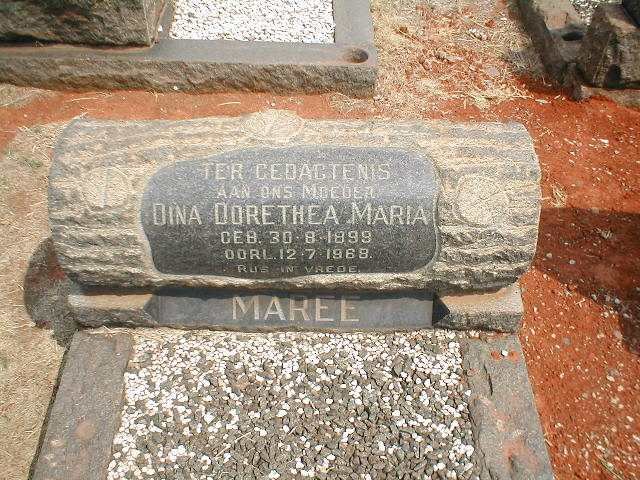 MAREE Dina Dorethea Maria 1899-1968