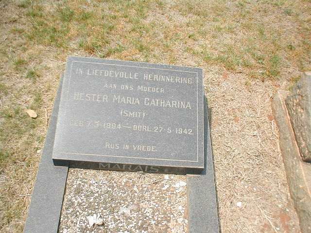 MARAIS Hester Maria Catharina nee SMIT 1894-1942