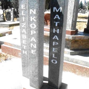 MATHAPELO Elizabeth Nkopane -1997