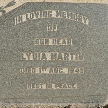 MARTIN Lydia -1949