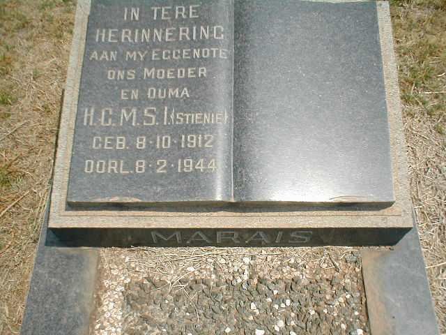 MARAIS H.C.M.S. 1912-1944