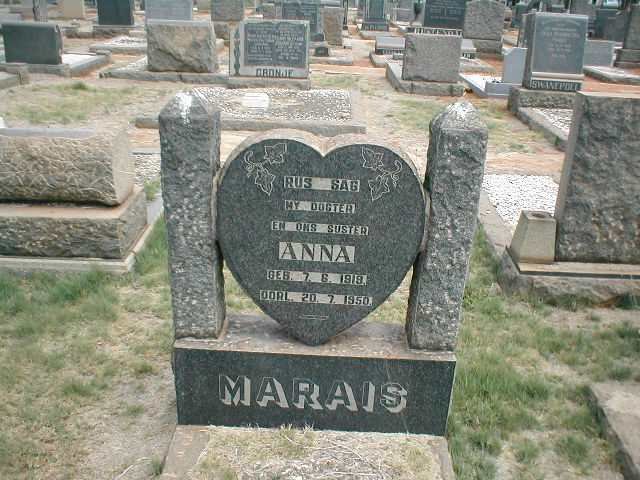 MARAIS Anna 1919-1950
