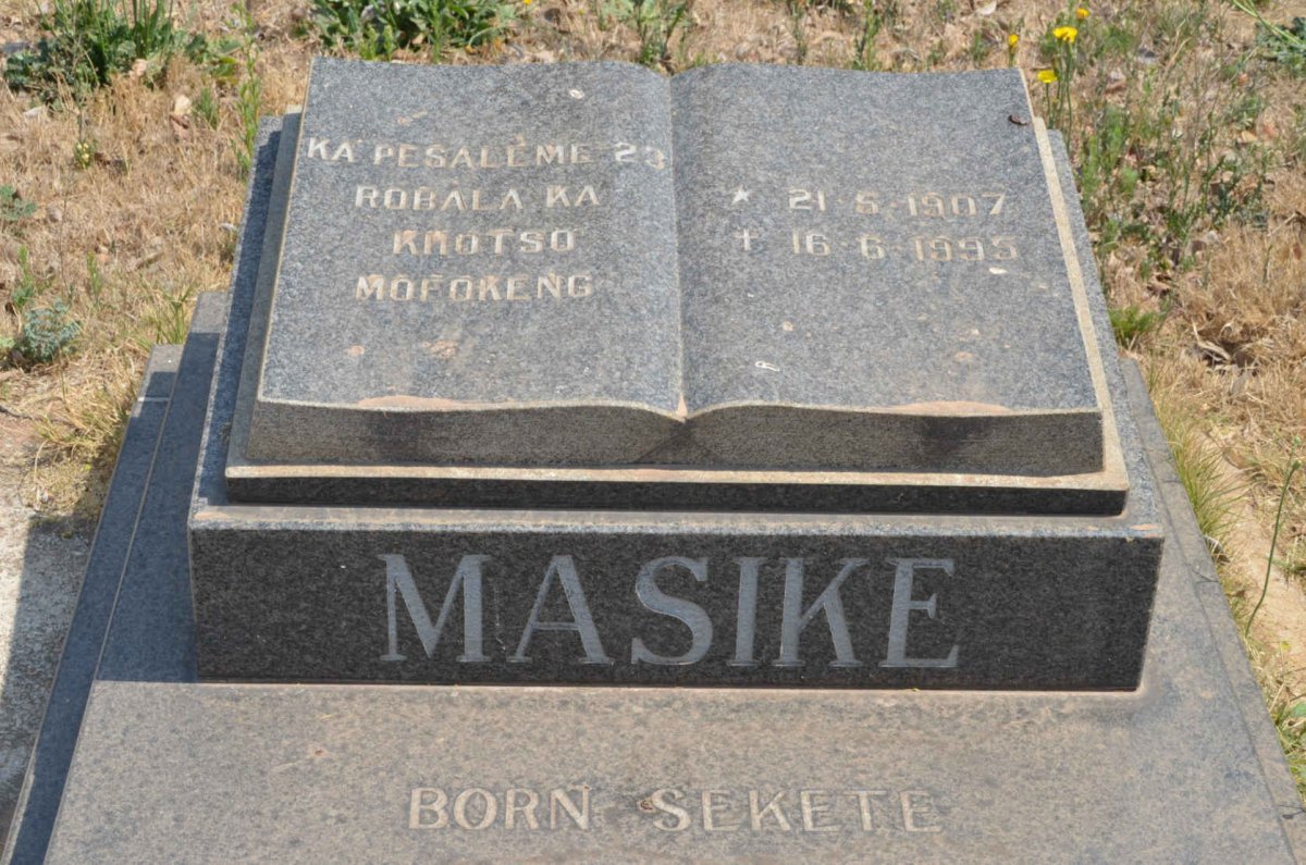 MASIKE Mankwe Maria nee SEKETE 1907-1995