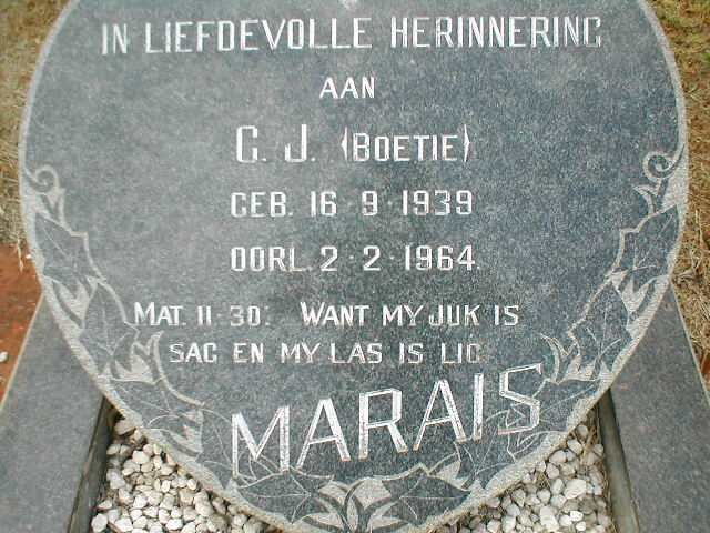 MARAIS C.J. 1939-1964
