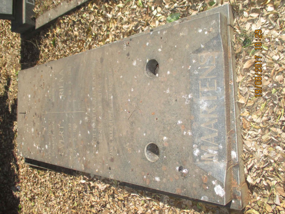MAARTENS Evert 1938-1990 &amp; Rieka 1940-
