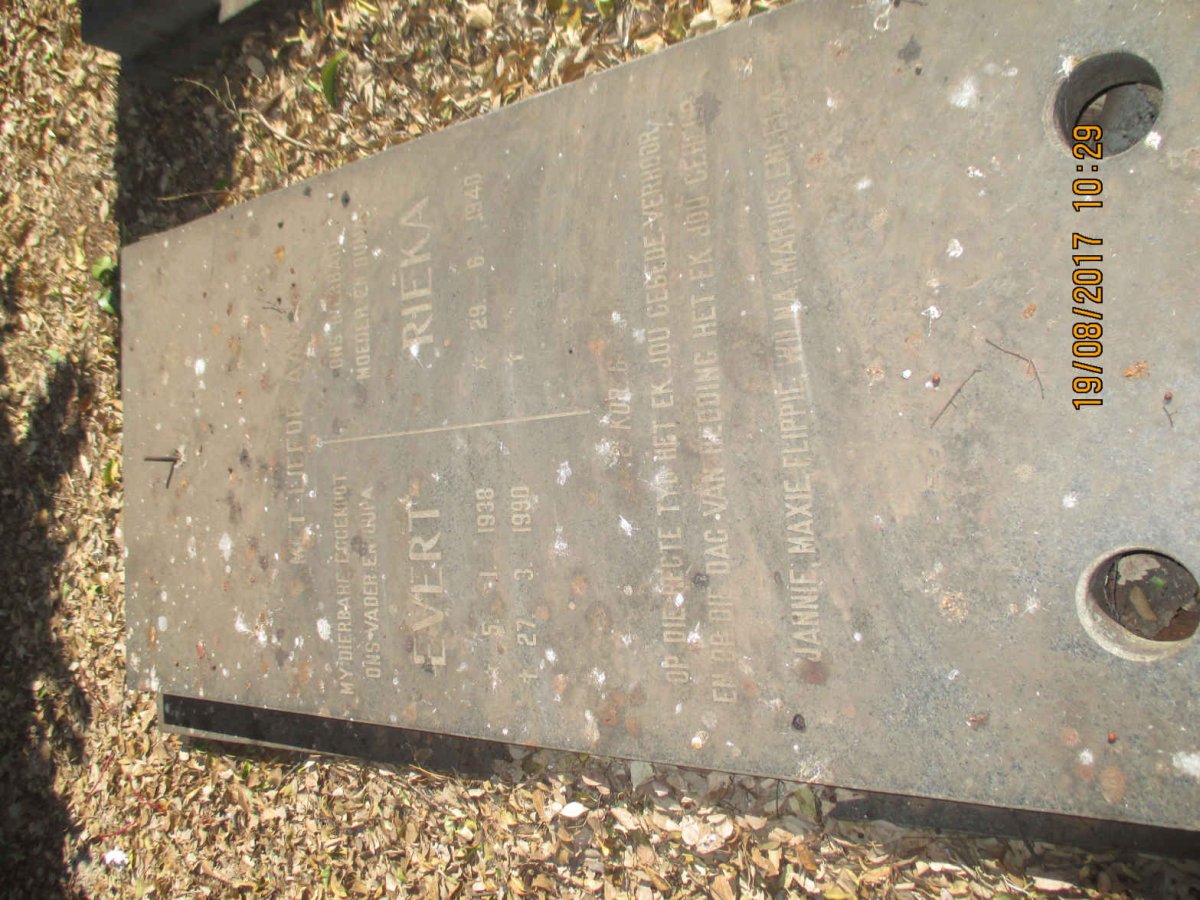 MAARTENS Evert 1938-1990 &amp; Rieka 1940-