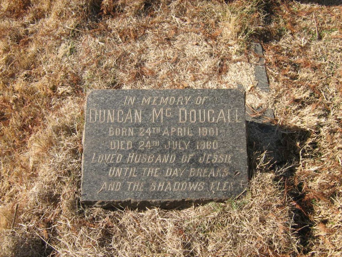 McDOUGALL Duncan 1901-1960 :: McDOUGALL Angus Alexander -1942