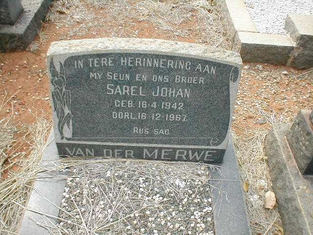 MERWE Sarel Johan, van der 1942-1967