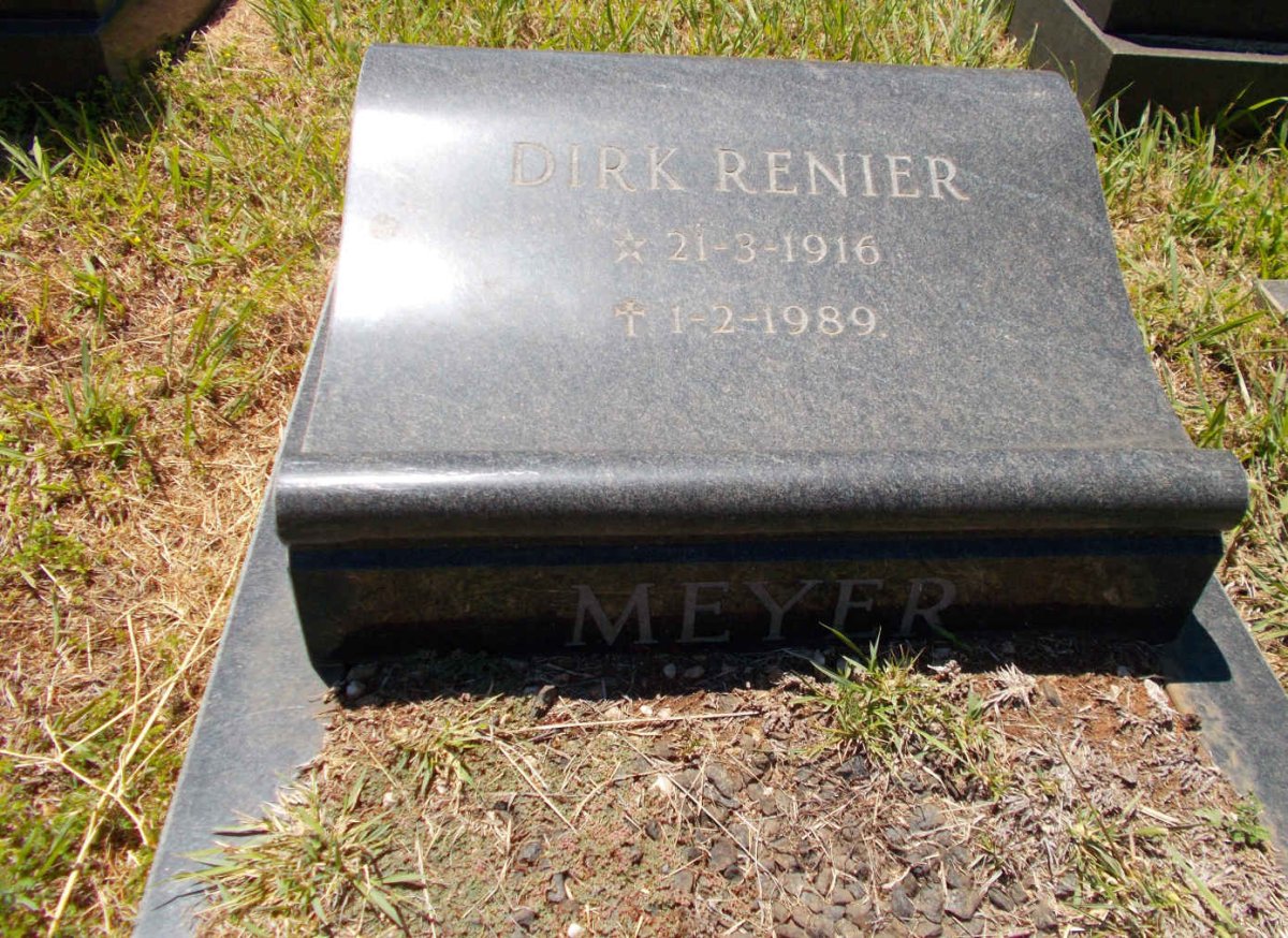 MEYER Dirk Renier 1916-1989 &amp; Amelia Joyce 1917-1960