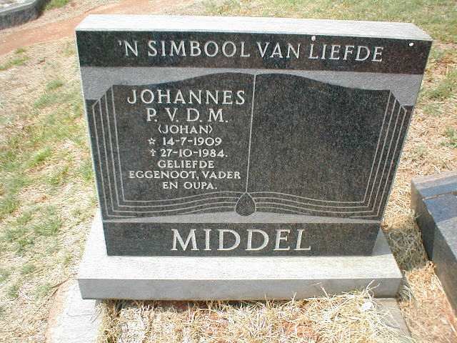 MIDDEL Johannes P.V.D.M. 1909-1984