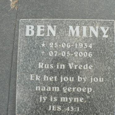 MINY Ben 1934-2006