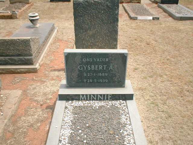 MINNIE Gysbert A. 1889-1939