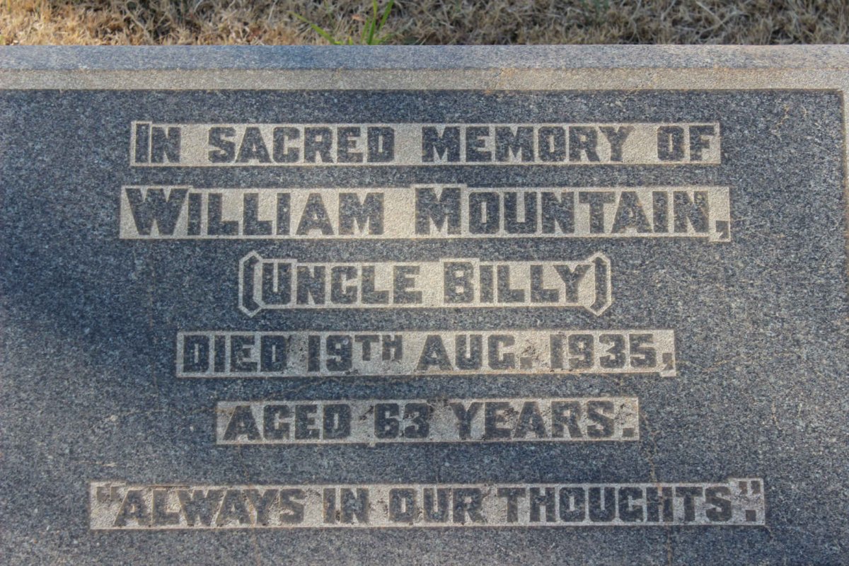 MOUNTAIN William -1935