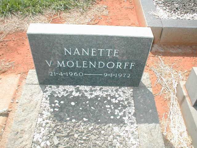 MOLENDORFF Nanette, v. 1960-1972