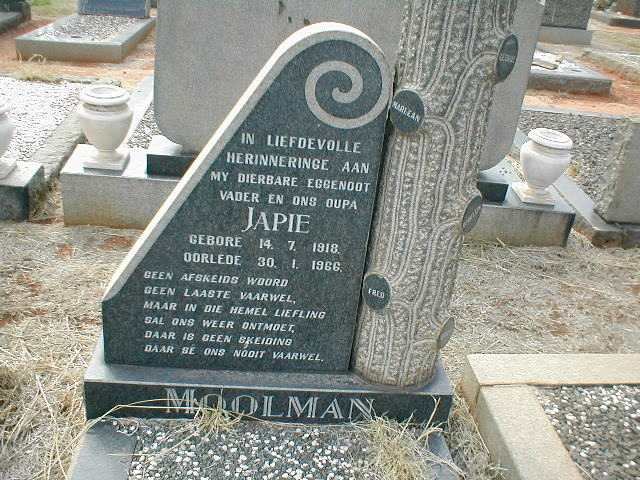 MOOLMAN Japie 1918-1966