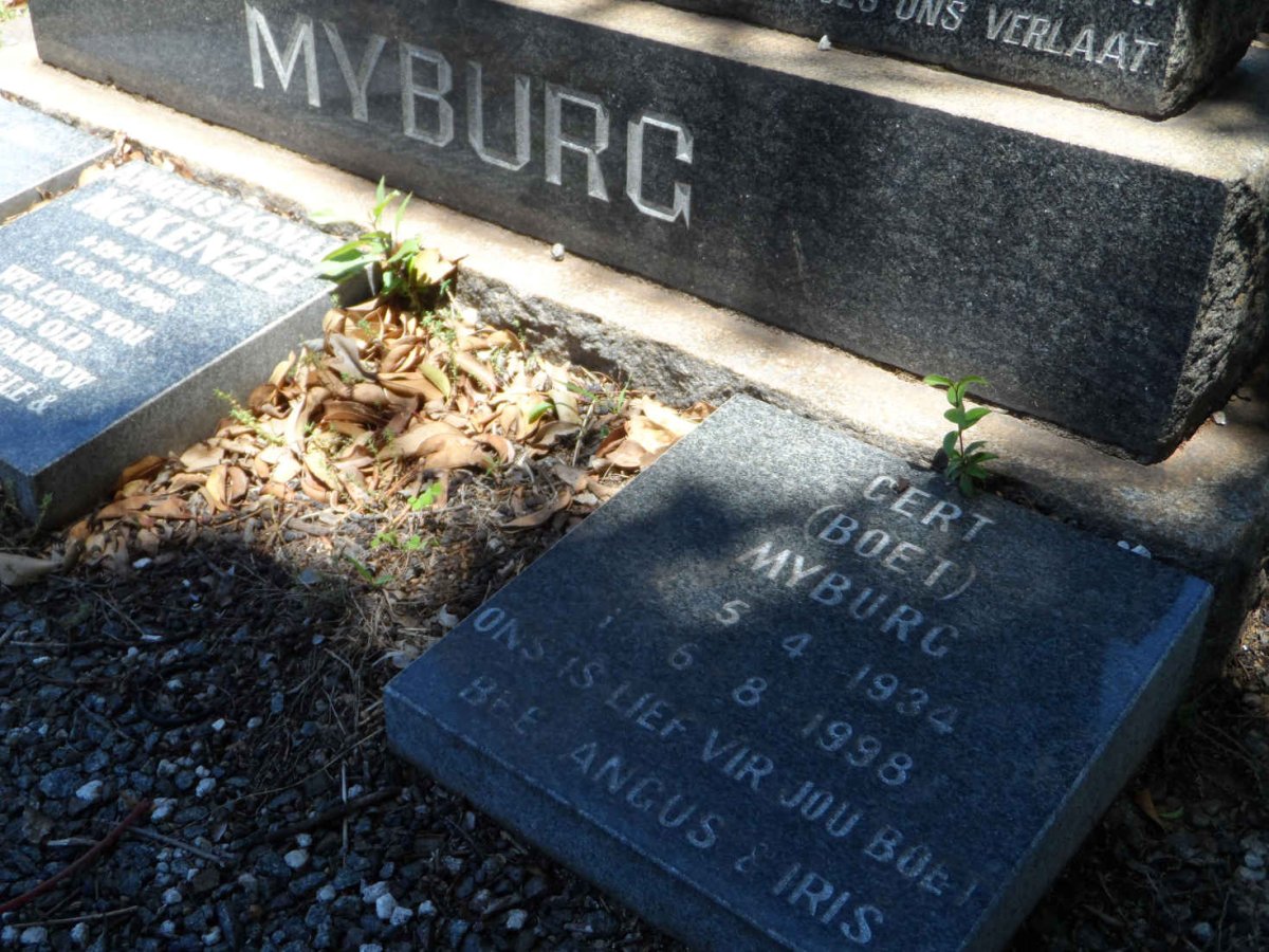 MYBURG Gert 1934-1998