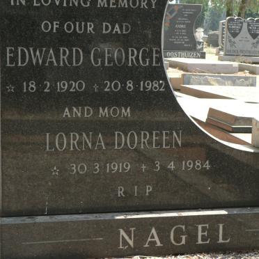 NAGEL Edward George 1920-1982 &amp; Lorna Doreen 1919-1984