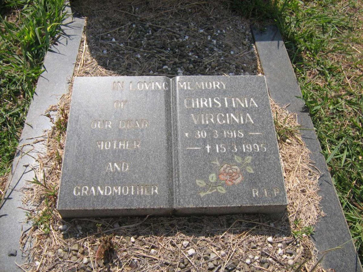 NIEPAGE John William 1902-1976 &amp; Christinia Virginia 1918-1995