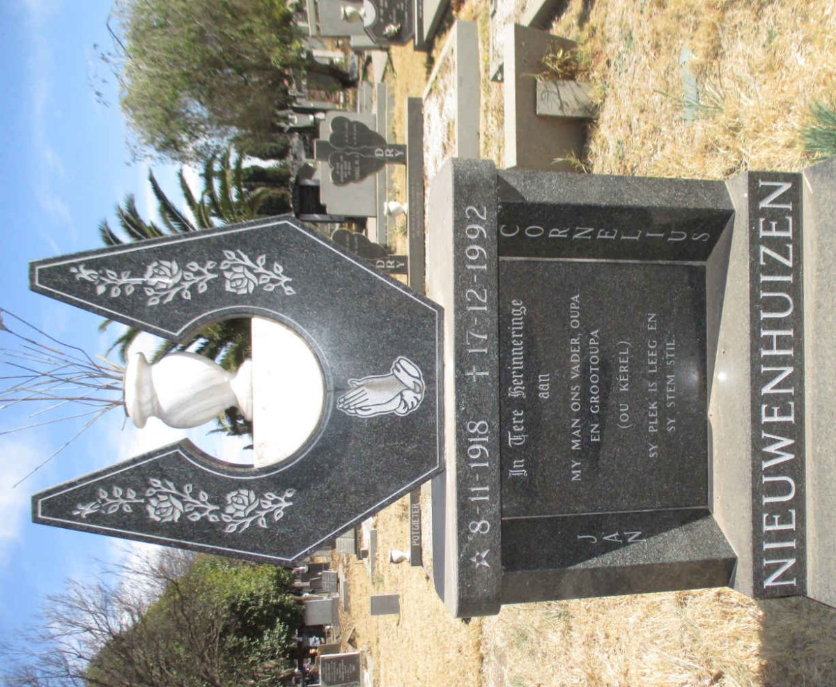 NIEUWENHUIZEN Jan Cornelius 1918-1992